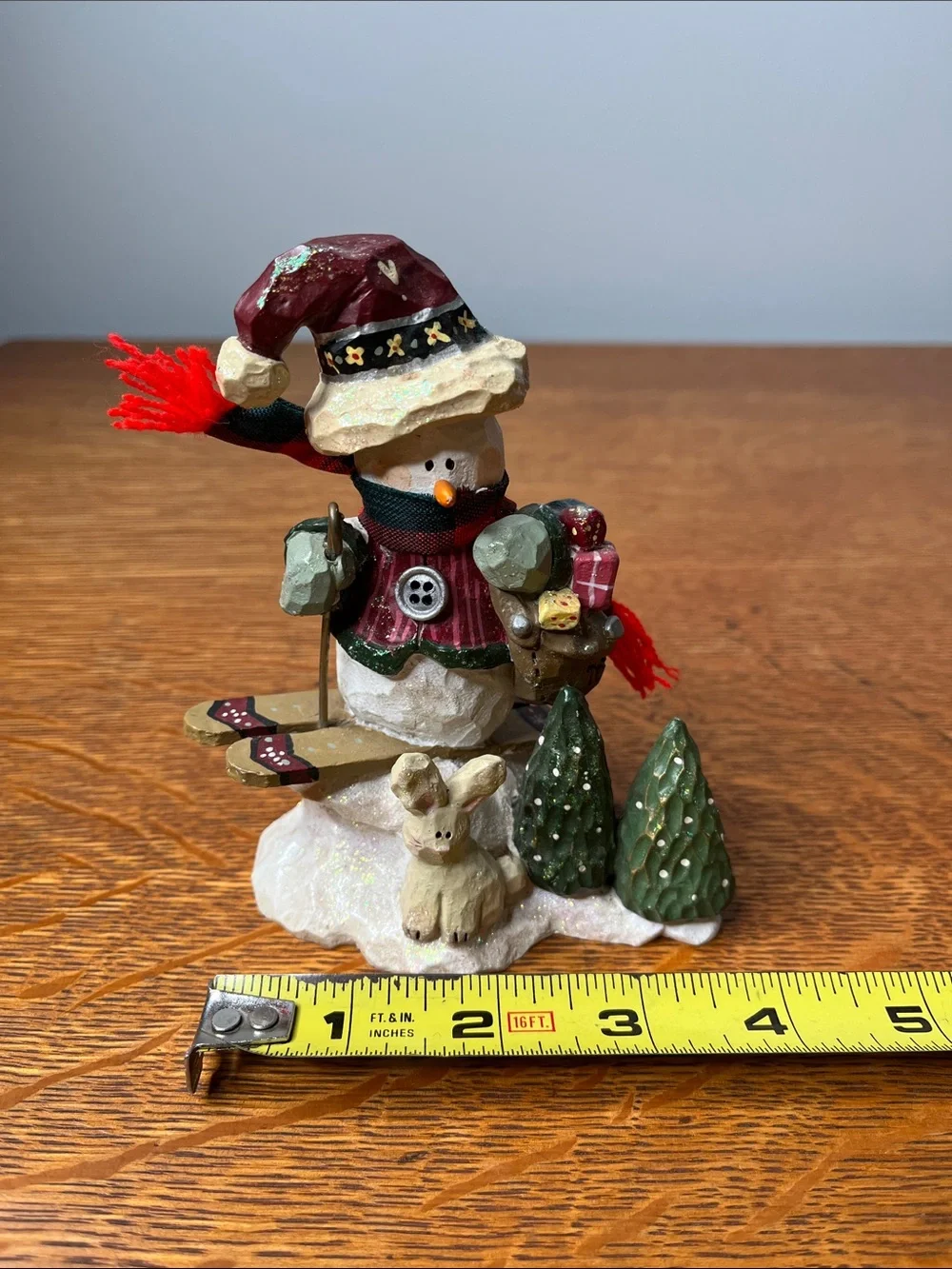 Kurt S. Adler Vintage Snowman Figurine Bunny Christmas Trees Gifts Holiday Decor